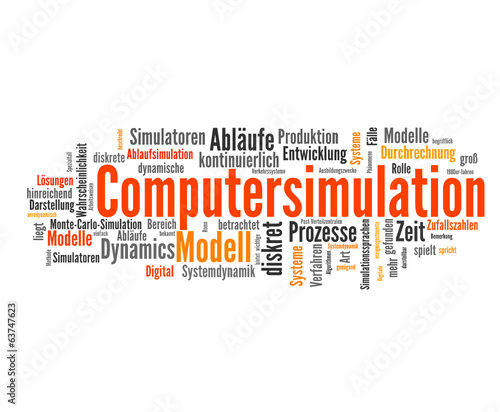 Vector: Computersimulation (Modell, Simulator) Computersimulation (Modell, Simulator)