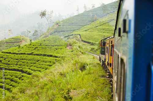 Photo: Train in Sri Lanka Train in Sri Lanka