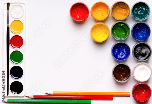 Photo: Gouache paints Gouache paints