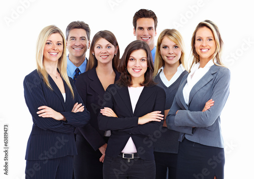 Photo: Group of business people. Group of business people.