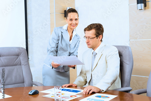 Photo: two businessmen two businessmen