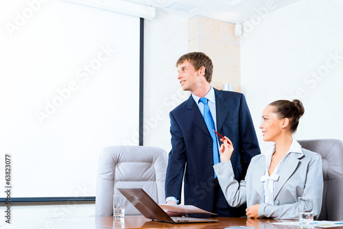 Photo: two businessmen two businessmen