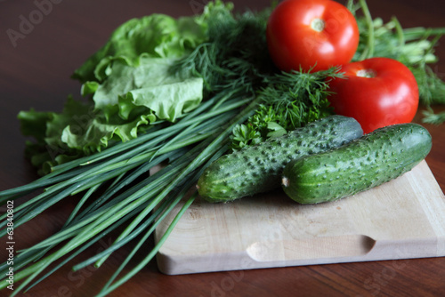Photo: Fresh tasty vegetables Fresh tasty vegetables