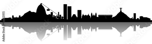 Vector: Skyline Rio de Janeiro Skyline Rio de Janeiro