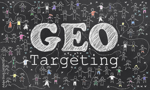 Illustration: Geo Targeting on Blackboard Geo Targeting on Blackboard