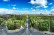 Panoramic view of Berlin from top of the Siegessäule Panoramic view of Berlin from top of the Siegessäule