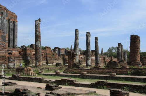 Photo: Ruins At Wat Phra Si Sanphet in Ayutthaya, Thainlans Ruins At Wat Phra Si Sanphet in Ayutthaya, Thainlans