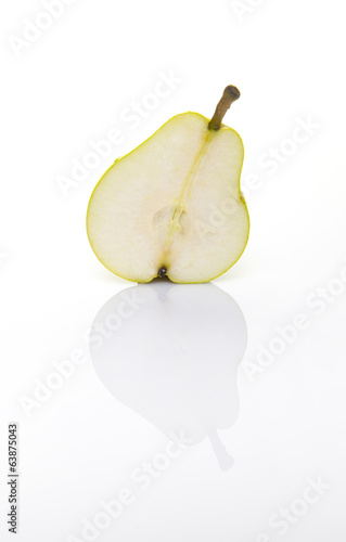 Photo: pear cut in half pear cut in half