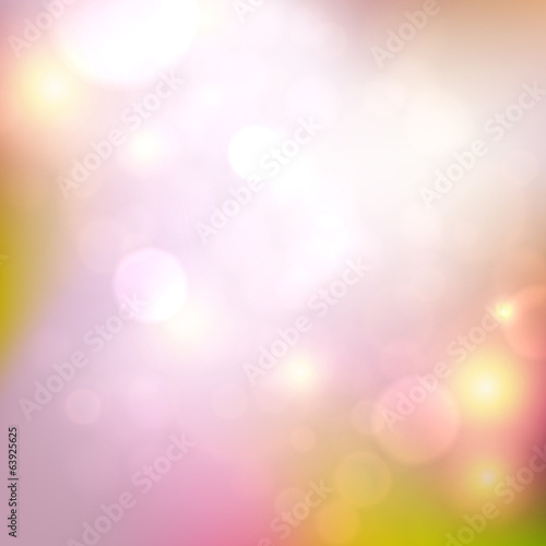 Vector: Summer blurred background. Summer blurred background.