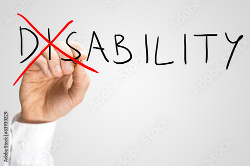 Photo: Overcoming a disability Overcoming a disability