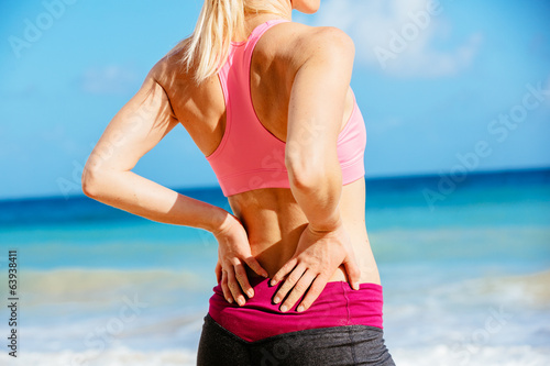 Photo: Back Pain Concept Back Pain Concept
