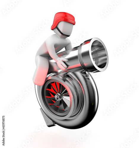 Illustration: Turbocharger with driver Turbocharger with driver