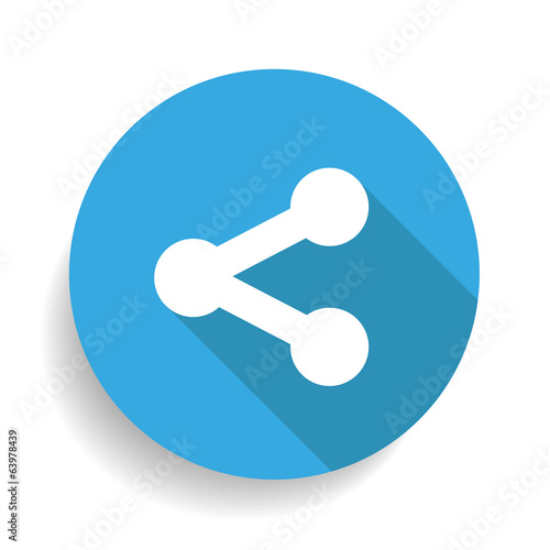 Vector: Share single flat icon. Share single flat icon.