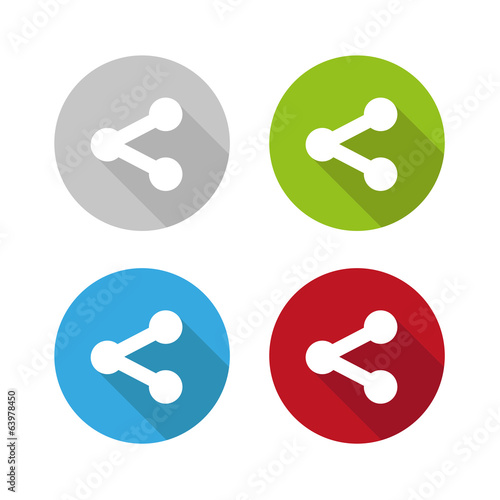 Vector: Share single flat icon. Share single flat icon.