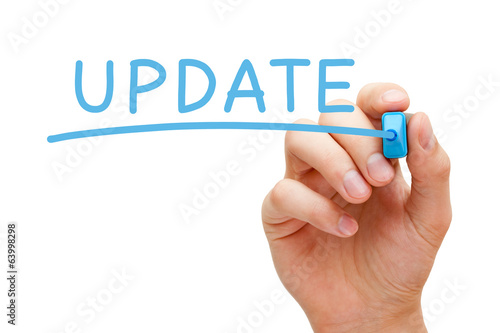 Photo: Update Blue Marker Update Blue Marker