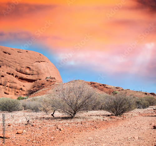 Photo: Desert and rocks of Australia Desert and rocks of Australia