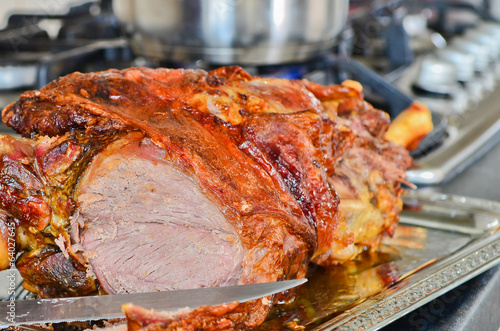 Photo: Roast leg of lamb Roast leg of lamb