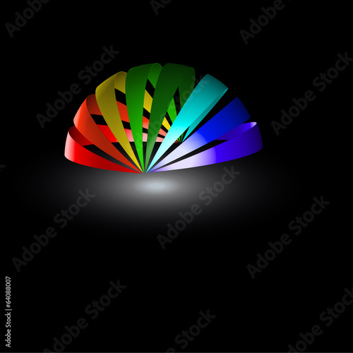 Vector: Regenbogenhaube Regenbogenhaube