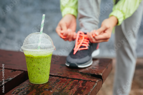 Photo: Detox smoothie before running workout Detox smoothie before running workout