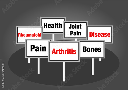 Illustration: Arthritis signs Arthritis signs