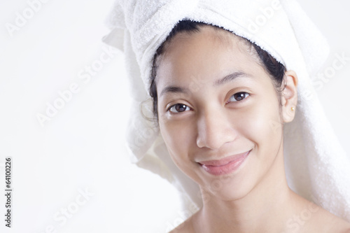 Photo: After Shower Lady After Shower Lady