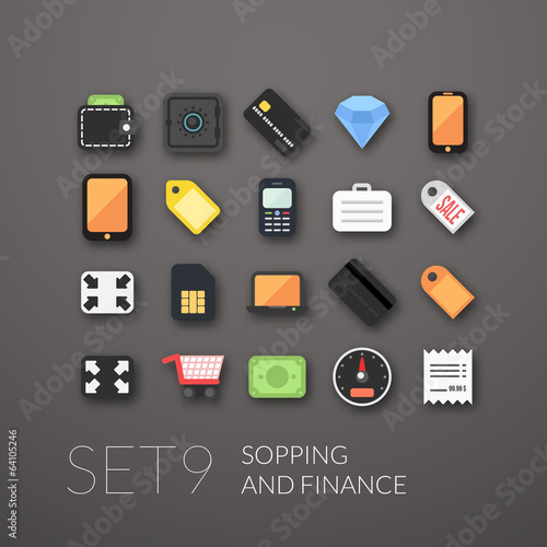 Vector: Flat icons set 9 Flat icons set 9