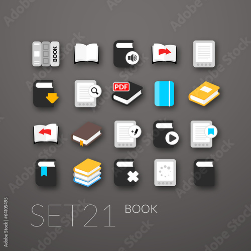 Vector: Flat icons set 21 Flat icons set 21