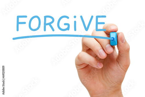 Photo: Forgive Blue Marker Forgive Blue Marker