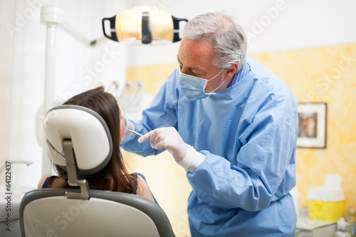 Photo: Dentist at work Dentist at work