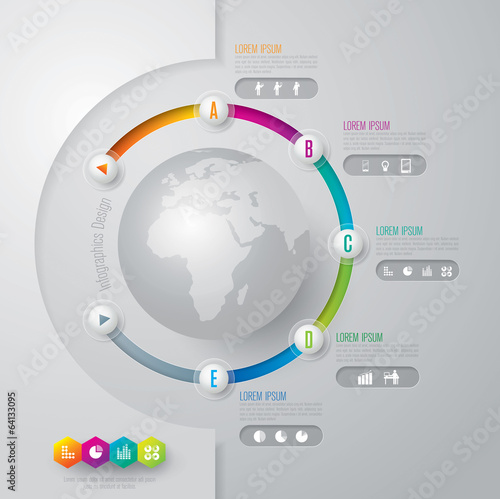 Vector: Infographics vector design template. Infographics vector design template.