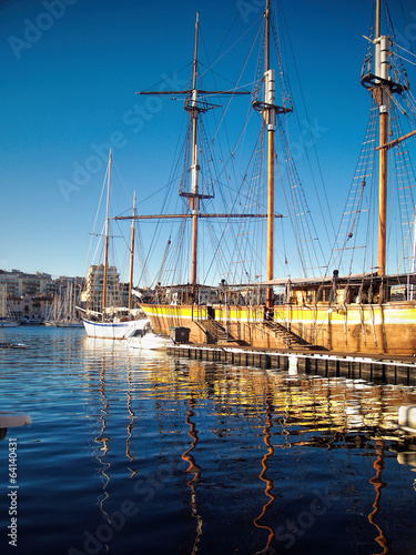 Photo: Yacht port in Marseille, France Yacht port in Marseille, France