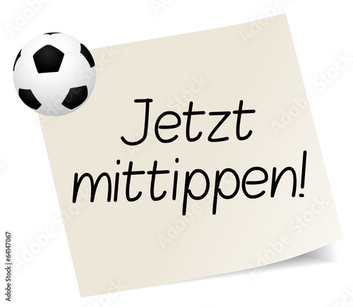 Vector: Jetzt mittippen Jetzt mittippen