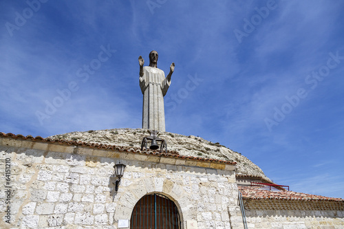 Photo: Statue of Christ the Otero in Palencia, Spain Statue of Christ the Otero in Palencia, Spain