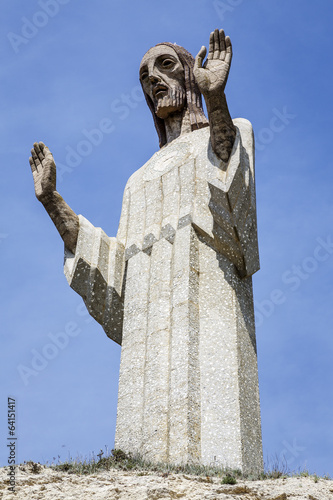 Photo: Statue of Christ the Otero in Palencia, Spain Statue of Christ the Otero in Palencia, Spain