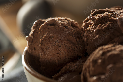 Photo: Homemade Dark Chocolate Ice Cream Homemade Dark Chocolate Ice Cream