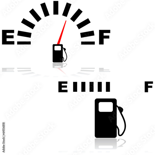 Vector: Fuel gauge Fuel gauge