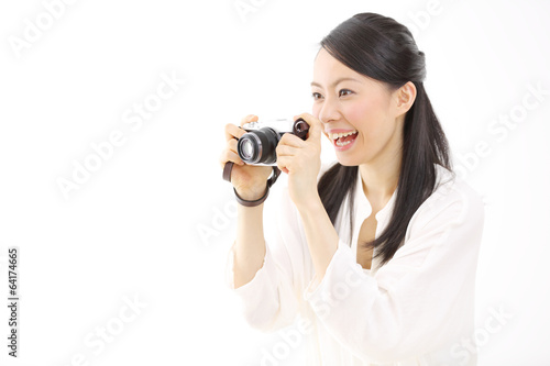 Photo: 写真を撮る女の子 写真を撮る女の子