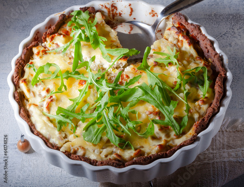Photo: Cheese and vegetable quiche Cheese and vegetable quiche