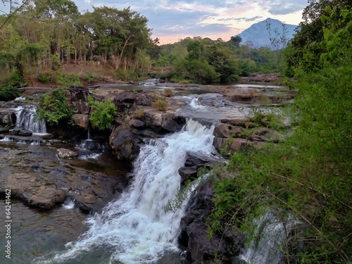 Instant Collection: Tad Lo Waterfall, Bolaven Plateau, Pakse, Southern Laos, Asia Tad Lo Waterfall, Bolaven Plateau, Pakse, Southern Laos, Asia