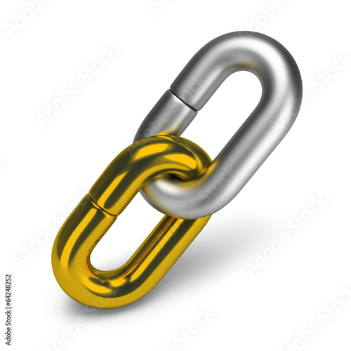 Illustration: chain links chain links