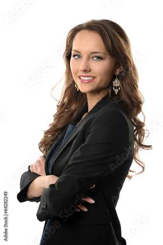 Photo: Businesswoman Smiling Businesswoman Smiling