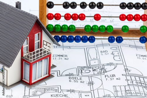 Photo: Wohnhaus, Abakus, Bauplan Wohnhaus, Abakus, Bauplan