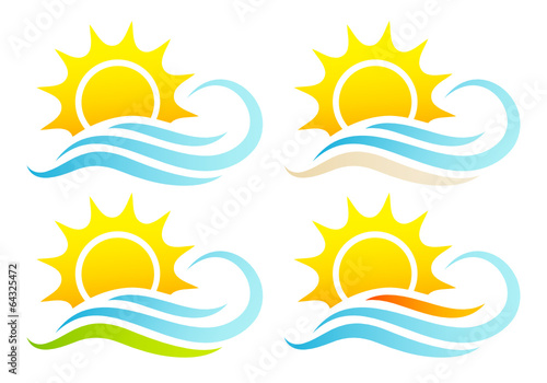 Vector: Landscapes Sun & Waves Landscapes Sun & Waves