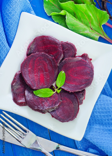 Photo: boiled beet boiled beet