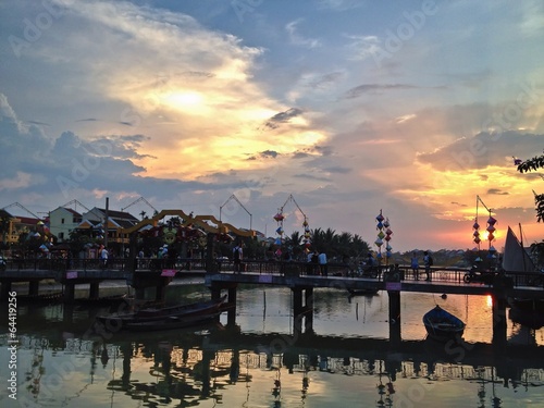 Instant Collection: Sunset in the Old Town of Hoi An, UNESCO World Heritage Site Sunset in the Old Town of Hoi An, UNESCO World Heritage Site