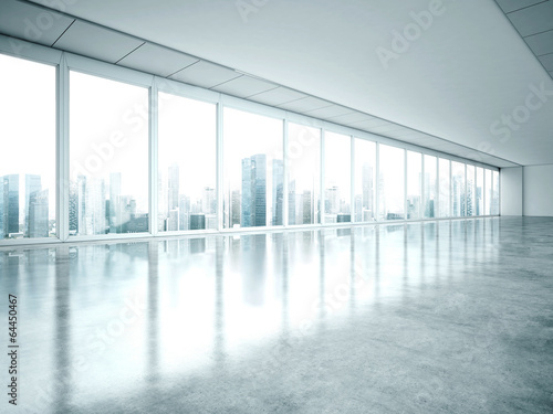 Photo: Bright office interior Bright office interior