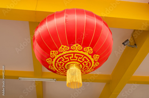 Photo: Chinese lantern on ceiling Chinese lantern on ceiling