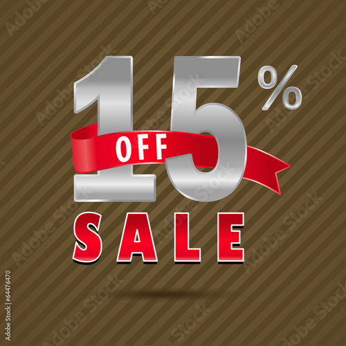 Vector: 15 percent off, 15 sale discount text- vector EPS10 15 percent off, 15 sale discount text- vector EPS10