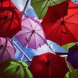 colourful umbrellas colourful umbrellas