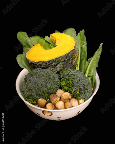 Photo: organic isolated on black background organic isolated on black background